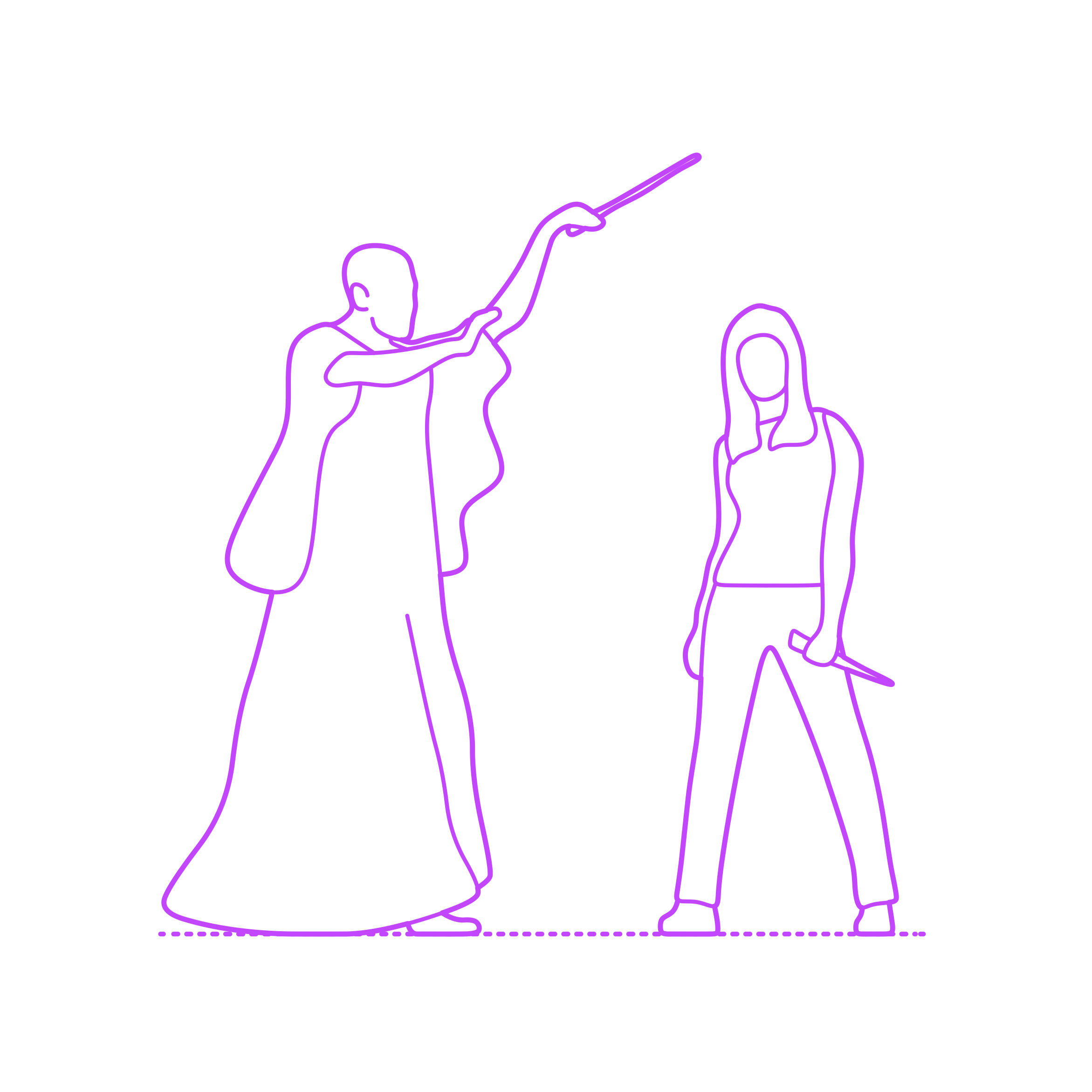 Pop Culture Elements Magical Supernatural Characters Svg Line Art Free Vectors